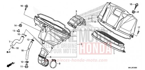 FILTRE A AIR NC750XAK de 2019